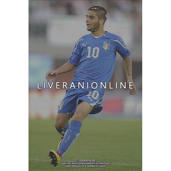 Rieti - 11/10/2011 - Stadio Centro dâ€™Italia-Manlio Scopigno - Qualificazioni Europeo Under 21 - Italia vs Turchia - nella foto: Lorenzo Insigne Â© Fabrizio Corradetti - Ag. Aldo Liverani sas