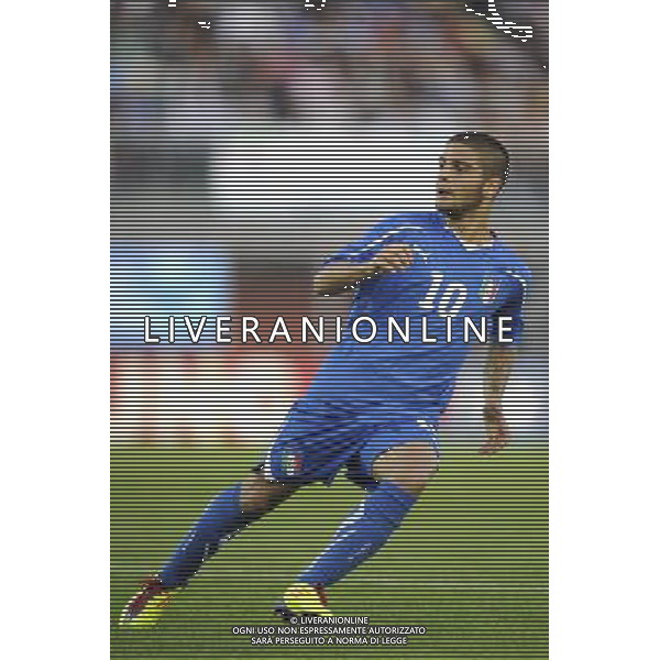 Rieti - 11/10/2011 - Stadio Centro dâ€™Italia-Manlio Scopigno - Qualificazioni Europeo Under 21 - Italia vs Turchia - nella foto: Lorenzo Insigne Â© Fabrizio Corradetti - Ag. Aldo Liverani sas