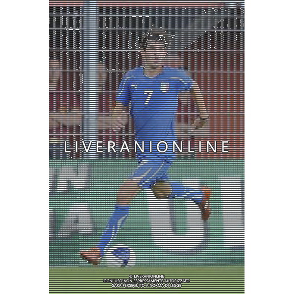 Rieti - 11/10/2011 - Stadio Centro dâ€™Italia-Manlio Scopigno - Qualificazioni Europeo Under 21 - Italia vs Turchia - nella foto: Riccardo Saponara Â© Fabrizio Corradetti - Ag. Aldo Liverani sas