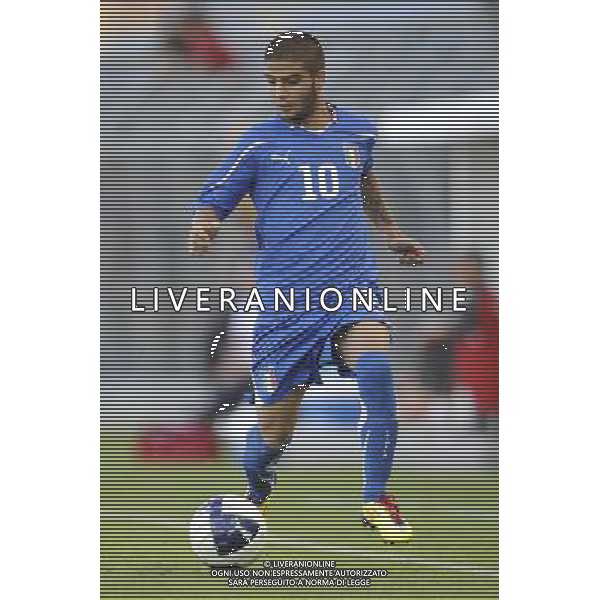 Rieti - 11/10/2011 - Stadio Centro dâ€™Italia-Manlio Scopigno - Qualificazioni Europeo Under 21 - Italia vs Turchia - nella foto: Lorenzo Insigne Â© Fabrizio Corradetti - Ag. Aldo Liverani sas