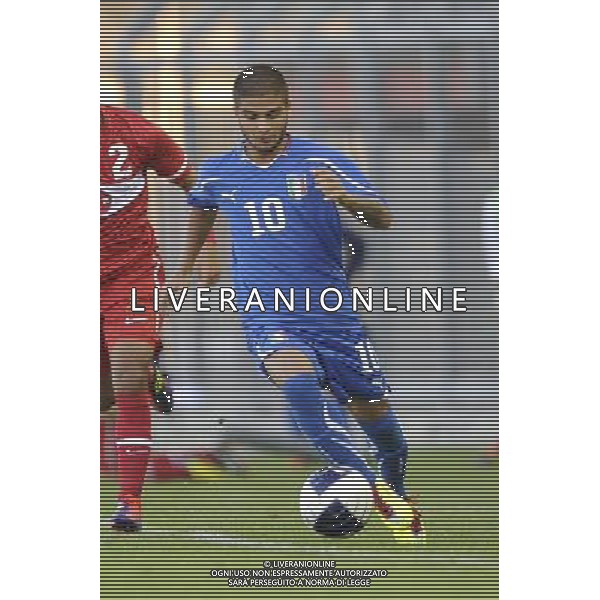 Rieti - 11/10/2011 - Stadio Centro dâ€™Italia-Manlio Scopigno - Qualificazioni Europeo Under 21 - Italia vs Turchia - nella foto: Lorenzo Insigne Â© Fabrizio Corradetti - Ag. Aldo Liverani sas