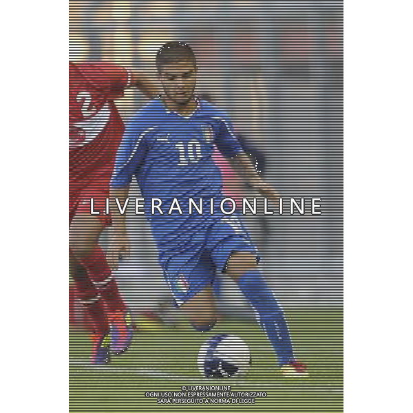 Rieti - 11/10/2011 - Stadio Centro dâ€™Italia-Manlio Scopigno - Qualificazioni Europeo Under 21 - Italia vs Turchia - nella foto: Lorenzo Insigne Â© Fabrizio Corradetti - Ag. Aldo Liverani sas