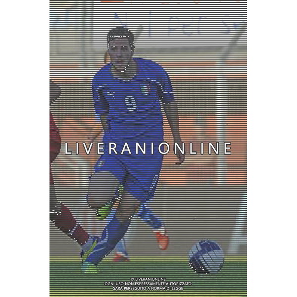 Rieti - 11/10/2011 - Stadio Centro dâ€™Italia-Manlio Scopigno - Qualificazioni Europeo Under 21 - Italia vs Turchia - nella foto: Mattia Destro Â© Fabrizio Corradetti - Ag. Aldo Liverani sas