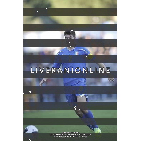 Rieti - 11/10/2011 - Stadio Centro dâ€™Italia-Manlio Scopigno - Qualificazioni Europeo Under 21 - Italia vs Turchia - nella foto: Davide Santon Â© Fabrizio Corradetti - Ag. Aldo Liverani sas