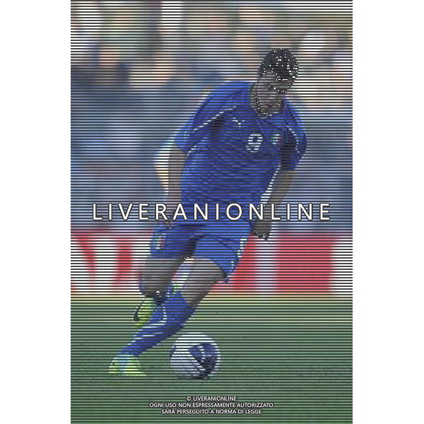 Rieti - 11/10/2011 - Stadio Centro dâ€™Italia-Manlio Scopigno - Qualificazioni Europeo Under 21 - Italia vs Turchia - nella foto: Mattia Destro Â© Fabrizio Corradetti - Ag. Aldo Liverani sas