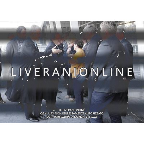 12.10.2011 POZNAN STADION MIEJSKI. PILKA NOZNA BRIEFING PRASOWY Z PREZYDENTEM UEFA MICHAELEM PLATINI (PRESS CONFERENCE WITH THE PRESIDENT OF UEFA MICHAEL PLATINI) NZ/ W SRODKU MICHAEL PLATINI FOT. JAKUB KACZMARCZYK / PRESSFOCUS NEWSPIXPL --- Newspix.pl /ag aldo liverani/ - ITALY ONLY -12/10/2011 VISITA E CONFERENZA STAMPA DEL PRESIDENTE DELLA UEFA Michael Platini *** Local Caption *** .