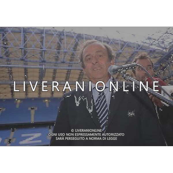 12.10.2011 POZNAN STADION MIEJSKI. PILKA NOZNA BRIEFING PRASOWY Z PREZYDENTEM UEFA MICHAELEM PLATINI (PRESS CONFERENCE WITH THE PRESIDENT OF UEFA MICHAEL PLATINI) NZ/ MICHAEL PLATINI FOT. JAKUB KACZMARCZYK / PRESSFOCUS NEWSPIXPL --- Newspix.pl /ag aldo liverani/ - ITALY ONLY -12/10/2011 VISITA E CONFERENZA STAMPA DEL PRESIDENTE DELLA UEFA Michael Platini *** Local Caption *** .