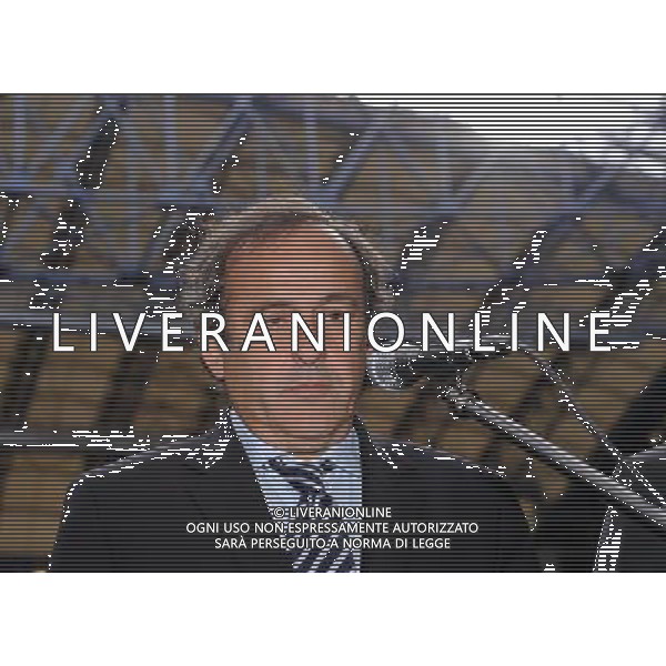 12.10.2011 POZNAN STADION MIEJSKI. PILKA NOZNA BRIEFING PRASOWY Z PREZYDENTEM UEFA MICHAELEM PLATINI (PRESS CONFERENCE WITH THE PRESIDENT OF UEFA MICHAEL PLATINI) NZ/ MICHAEL PLATINI FOT. JAKUB KACZMARCZYK / PRESSFOCUS NEWSPIXPL --- Newspix.pl /ag aldo liverani/ - ITALY ONLY -12/10/2011 VISITA E CONFERENZA STAMPA DEL PRESIDENTE DELLA UEFA Michael Platini *** Local Caption *** .