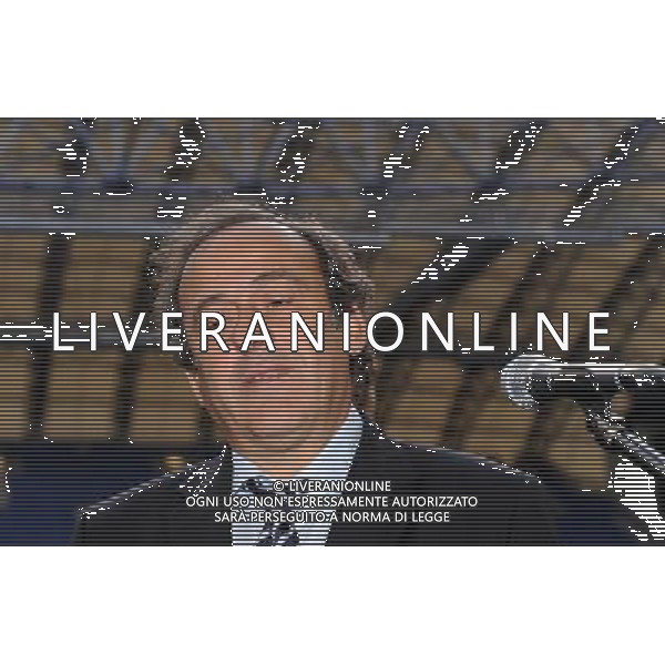 12.10.2011 POZNAN STADION MIEJSKI. PILKA NOZNA BRIEFING PRASOWY Z PREZYDENTEM UEFA MICHAELEM PLATINI (PRESS CONFERENCE WITH THE PRESIDENT OF UEFA MICHAEL PLATINI) NZ/ MICHAEL PLATINI FOT. JAKUB KACZMARCZYK / PRESSFOCUS NEWSPIXPL --- Newspix.pl /ag aldo liverani/ - ITALY ONLY -12/10/2011 VISITA E CONFERENZA STAMPA DEL PRESIDENTE DELLA UEFA Michael Platini *** Local Caption *** .