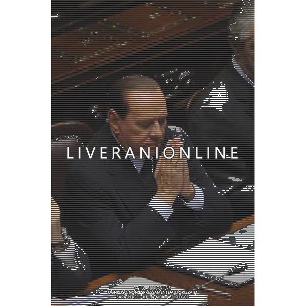 Roma - 13/10/2011 - Montecitorio - Comunicazioni del Presidente del Consiglio Silvio Berlusconi - nella foto: Silvio berlusconi © Fabrizio Corradetti - Ag. Aldo Liverani sas