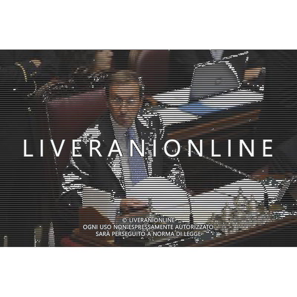 Roma - 13/10/2011 - Montecitorio - Comunicazioni del Presidente del Consiglio Silvio Berlusconi - nella foto: Gianfranco Fini © Fabrizio Corradetti - Ag. Aldo Liverani sas