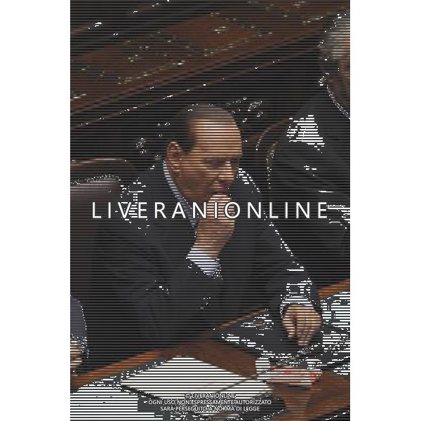 Roma - 13/10/2011 - Montecitorio - Comunicazioni del Presidente del Consiglio Silvio Berlusconi alla Camera - nella foto: Silvio Berlusconi ©Fabrizio Corradetti - Ag. Aldo Liverani sas