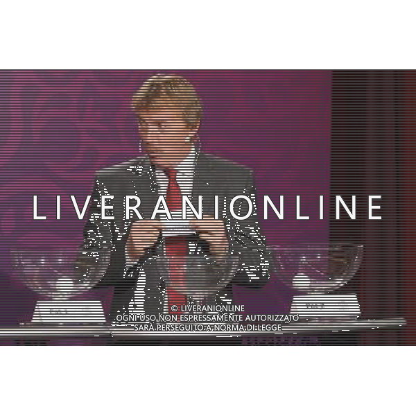 13.10.2011 KRAKOW ULICA POWISLE HOTEL SHERATON LOSOWANIE PAR BARAZOWYCH ELIMINACJI UEFA EURO 2012 POLSKA â€“ UKRAINA DRAW PLAY-OFF NZ. ZBIGNIEW BONIEK ( POLAND SPORT FOOTBALL ) FOTO MATEUSZ TRZUSKOWSKI/CYFRASPORT/NEWSPIX.PL --- Newspix.pl AG ALDO LIVERANI S A S ONLY ITALY *** Local Caption *** www.newspix.pl mail us: info@newspix.pl call us: 0048 022 23 22 222 --- Polish Picture Agency by Ringier Axel Springer Poland