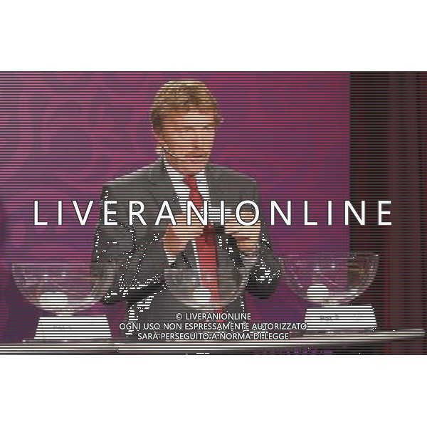 13.10.2011 KRAKOW ULICA POWISLE HOTEL SHERATON LOSOWANIE PAR BARAZOWYCH ELIMINACJI UEFA EURO 2012 POLSKA â€“ UKRAINA DRAW PLAY-OFF NZ. ZBIGNIEW BONIEK ( POLAND SPORT FOOTBALL ) FOTO MATEUSZ TRZUSKOWSKI/CYFRASPORT/NEWSPIX.PL --- Newspix.pl AG ALDO LIVERANI S A S ONLY ITALY *** Local Caption *** www.newspix.pl mail us: info@newspix.pl call us: 0048 022 23 22 222 --- Polish Picture Agency by Ringier Axel Springer Poland