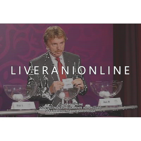 13.10.2011 KRAKOW ULICA POWISLE HOTEL SHERATON LOSOWANIE PAR BARAZOWYCH ELIMINACJI UEFA EURO 2012 POLSKA â€“ UKRAINA DRAW PLAY-OFF NZ. ZBIGNIEW BONIEK ( POLAND SPORT FOOTBALL ) FOTO MATEUSZ TRZUSKOWSKI/CYFRASPORT/NEWSPIX.PL --- Newspix.pl AG ALDO LIVERANI S A S ONLY ITALY *** Local Caption *** www.newspix.pl mail us: info@newspix.pl call us: 0048 022 23 22 222 --- Polish Picture Agency by Ringier Axel Springer Poland