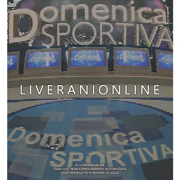 MILANO 16-10-2011 STUDI RAI CORSO SEMPIONE TRASMISSIONE TV \'DOMENICA SPORTIVA\' NELLA FOTO PH.FIOCHI/ALDO LIVERANI SAS