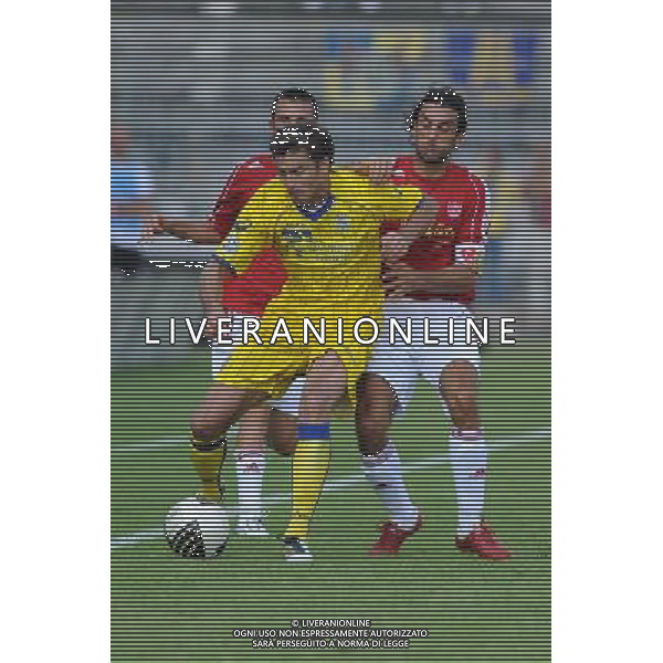 Campionato Lega PRO 1Á Divisione girone A Monza 5-09-2010 Monza - Verona nella foto: Anderson Robert Cavalheiro (Verona) a SX e Vincenzo Iacopino (Monza) in contrasto foto Garavaglia - ag. Aldo Liverani sas