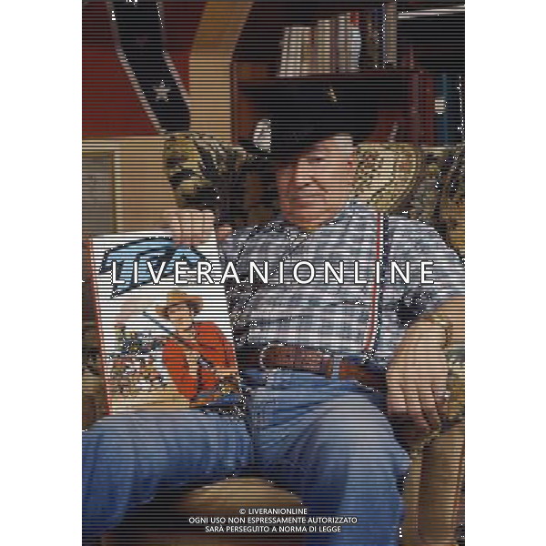 GianLuigi Bonelli, ideatore e creatore del fumetto TEX WILLER Archivio Agenzia Aldo Liverani Sas