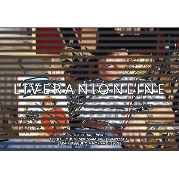 GianLuigi Bonelli, ideatore e creatore del fumetto TEX WILLER Archivio Agenzia Aldo Liverani Sas