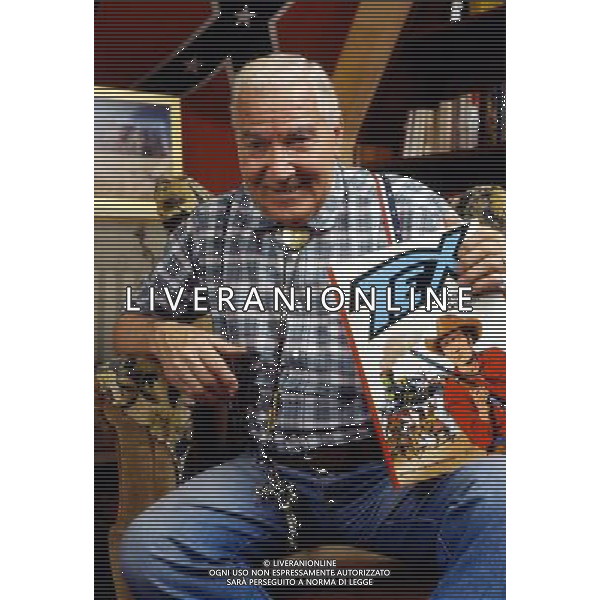 GianLuigi Bonelli, ideatore e creatore del fumetto TEX WILLER Archivio Agenzia Aldo Liverani Sas