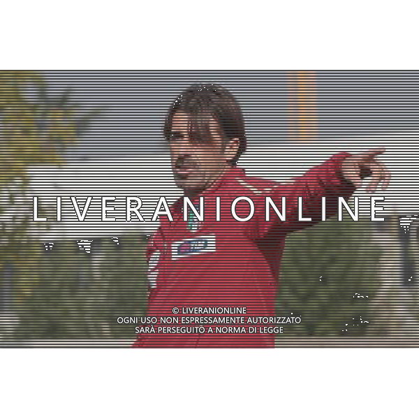 ROSA\' (VI) - Stadio della Padania \' Toni Zen\' CALCIO: Under 18 - Amichevole - Italia vs Ucraina NELLA FOTO: ALBERICO EVANI ( Allenatore) © Paola Garbuio - Ag. Aldo Liverani sas