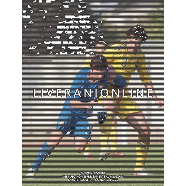 ROSA\' (VI) - Stadio della Padania \' Toni Zen\' CALCIO: Under 18 - Amichevole - Italia vs Ucraina NELLA FOTO: LANCINI - BEGUS © Paola Garbuio - Ag. Aldo Liverani sas