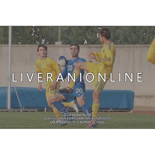 ROSA\' (VI) - Stadio della Padania \' Toni Zen\' CALCIO: Under 18 - Amichevole - Italia vs Ucraina. nella foto: PASA - VASYLIEV © Paola Garbuio - Ag. Aldo Liverani sas 