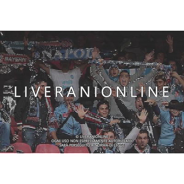 NAPOLI, BAYERN MONACO CHAMPIONS LEAGUE NELLA FOTO: TIFOSI IMPAZZITI PER LA CHAMPIONS FOTO MOSCA- AG LIVERANI