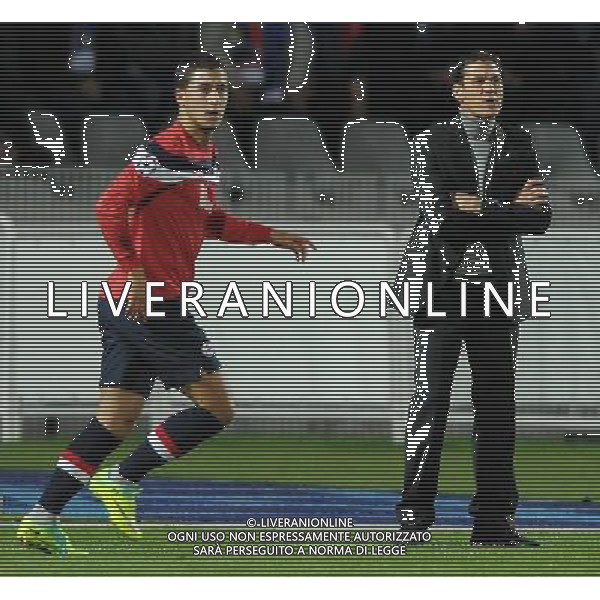 UEFA Champions League 2011/2012 Gruppo B Lile (Francia) - 18.10.2011 Lille-Inter Nella Foto:Rudi Garcia-Eden Hazard /Ph.Vitez-Ag. Aldo Liverani