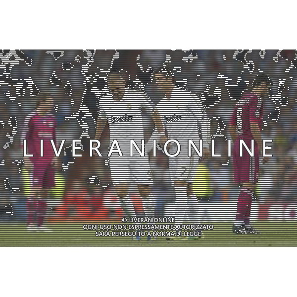 Real Madrid\'s Karim Benzema goal during Champions League match on october 18th, 2011 Photo: Cesar Cebolla / ALFAQUI CHAMPIONS LEAGUE REAL MADRID LIONE AGENZIA ALDO LIVERANI ITALY ONLY