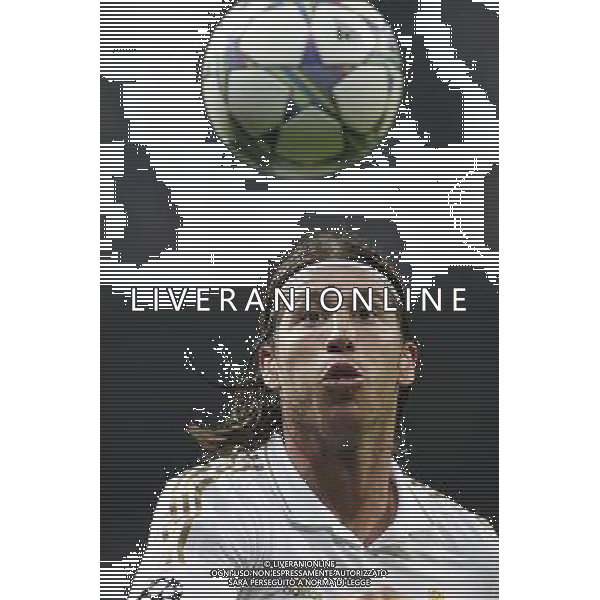 Real Madrid\'s Sergio Ramos during Champions League match on october 18th, 2011 Photo: Cesar Cebolla / ALFAQUI CHAMPIONS LEAGUE REAL MADRID LIONE AGENZIA ALDO LIVERANI ITALY ONLY