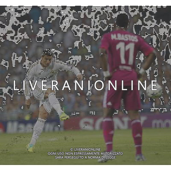 Real Madrid\'s Cristiano Ronaldo during Champions League match on october 18th, 2011 Photo: Cesar Cebolla / ALFAQUI CHAMPIONS LEAGUE REAL MADRID LIONE AGENZIA ALDO LIVERANI ITALY ONLY