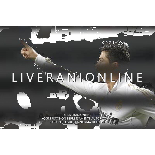 Real Madrid\'s Cristiano Ronaldo during Champions League match on october 18th, 2011 Photo: Cesar Cebolla / ALFAQUI CHAMPIONS LEAGUE REAL MADRID LIONE AGENZIA ALDO LIVERANI ITALY ONLY
