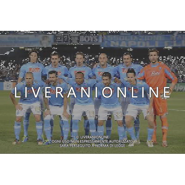 Napoli - 17/10/2011 - Stadio San Paolo - Uefa Champions League 2011/2012 - Fase a gironi (Gruppo A) - Napoli vs Bayern - nella foto: La formazione del Napoli å© Fabrizio Corradetti - Ag. Aldo Liverani sas