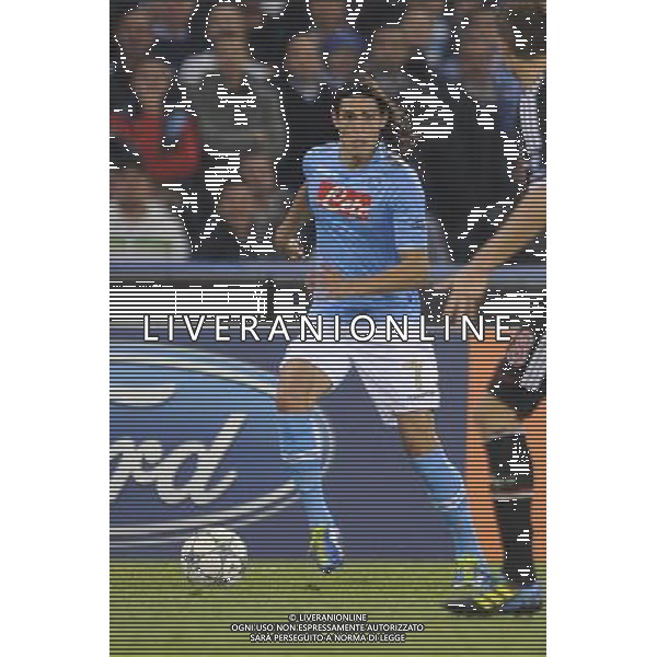 Napoli - 17/10/2011 - Stadio San Paolo - Uefa Champions League 2011/2012 - Fase a gironi (Gruppo A) - Napoli vs Bayern - nella foto: Edinson Cavani å© Fabrizio Corradetti - Ag. Aldo Liverani sas