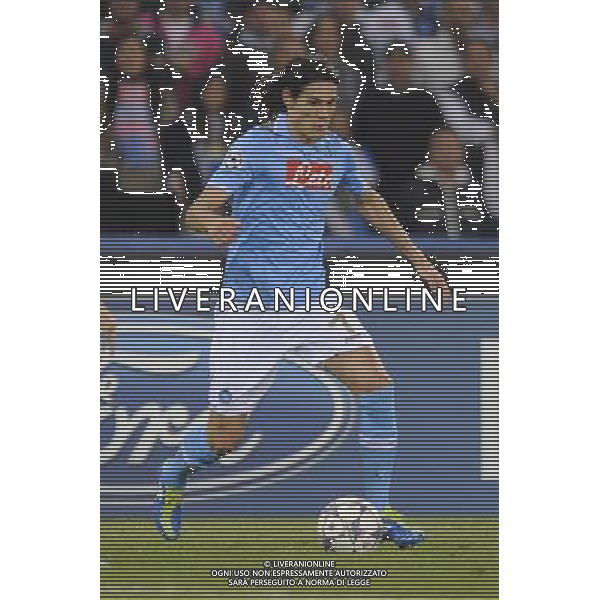 Napoli - 17/10/2011 - Stadio San Paolo - Uefa Champions League 2011/2012 - Fase a gironi (Gruppo A) - Napoli vs Bayern - nella foto: Edinson Cavani å© Fabrizio Corradetti - Ag. Aldo Liverani sas