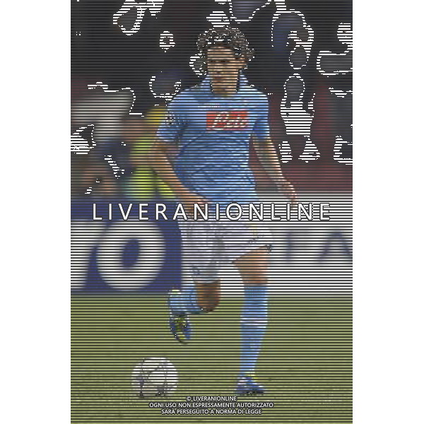 Napoli - 17/10/2011 - Stadio San Paolo - Uefa Champions League 2011/2012 - Fase a gironi (Gruppo A) - Napoli vs Bayern - nella foto: Edinson Cavani å© Fabrizio Corradetti - Ag. Aldo Liverani sas
