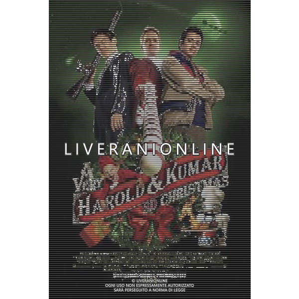 (L-r) JOHN CHO as Harold and KAL PENN as Kumar in New Line CinemaÕs and Mandate PicturesÕ comedy ÒA VERY HAROLD \' KUMAR 3D CHRISTMAS,Ó a Warner Bros. Pictures release. Poster