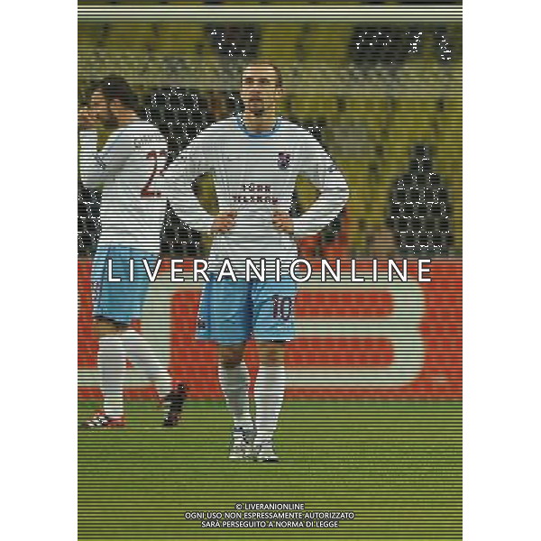 UEFA Champions League Group B soccer match between CSKA Moscow and Trabzonspor at Luzhniki stadium in Moscow, Russia, 18 October 2011. Pictured: Adrian Mierzejewski of Trabzonspor. LIGA MISTRZOW SEZON 2011/2012 PILKA NOZNA CSKA MOSKWA vs TRABZONSPOR FOT.SESKIM PHOTO/NEWSPIX.PL TURKEY, GERMANY, AUSTRIA AND UK OUT !!! --- Newspix.pl CSKA Moscow and Trabzonspor champions league ©AG ALDO LIVERANI SAS ITALY ONLY *** Local Caption *** .