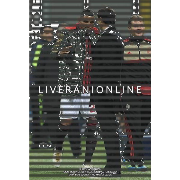 UEFA Champions League 2011/2012 Gruppo H Milano - 19.10.2011 Milan-Bate Borisov Nella Foto:prince boateng e massimiliano allegri /Ph.Vitez-Ag. Aldo Liverani
