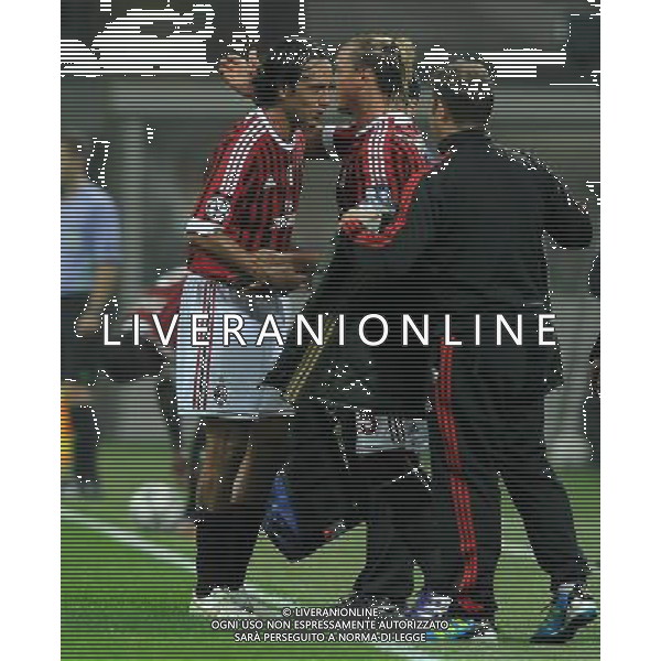 UEFA Champions League 2011/2012 Gruppo H Milano - 19.10.2011 Milan-Bate Borisov Nella Foto:sostituzione di alessandro nesta con philippe mexes /Ph.Vitez-Ag. Aldo Liverani