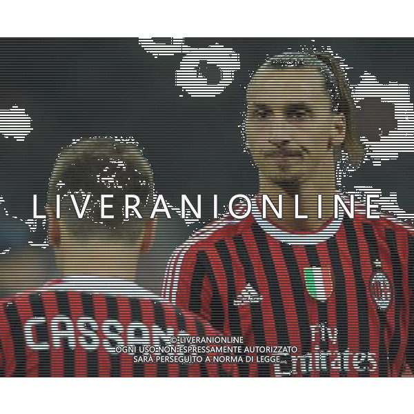 UEFA Champions League 2011/2012 Gruppo H Milano - 19.10.2011 Milan-Bate Borisov Nella Foto:Zlatan Ibrahimovic-Antonio Cassano /Ph.Vitez-Ag. Aldo Liverani