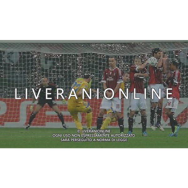 UEFA Champions League 2011/2012 Gruppo H Milano - 19.10.2011 Milan-Bate Borisov Nella Foto:Zlatan Ibrahimovic-Mark Van Bommel-Alberto Aquilani-Urby Emanuelson /Ph.Vitez-Ag. Aldo Liverani