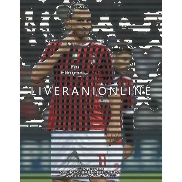 UEFA Champions League 2011/2012 Gruppo H Milano - 19.10.2011 Milan-Bate Borisov Nella Foto:Zlatan Ibrahimovic /Ph.Vitez-Ag. Aldo Liverani