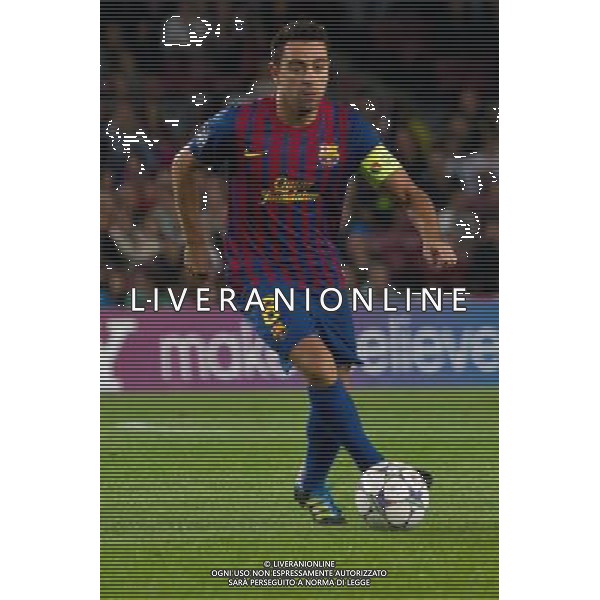 19/10/2011 BARCELLONA CHAMPIONS LEAGUE BARCELLONA VIKTORIA PLZEN NELLA FOTO Xavi Hernandez PH.AG ALDO LIVERANI SAS