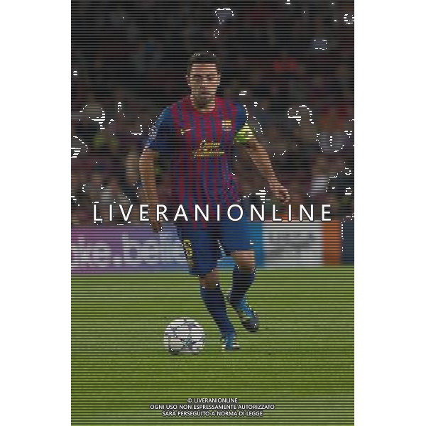 19/10/2011 BARCELLONA CHAMPIONS LEAGUE BARCELLONA VIKTORIA PLZEN NELLA FOTO Xavi Hernandez PH.AG ALDO LIVERANI SAS