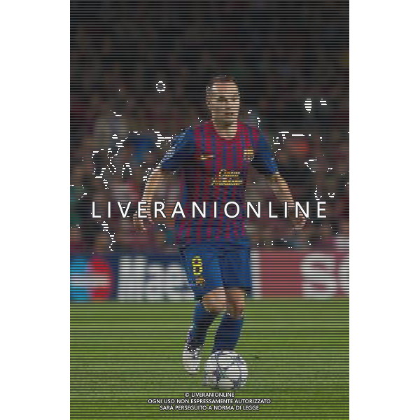 19/10/2011 BARCELLONA CHAMPIONS LEAGUE BARCELLONA VIKTORIA PLZEN NELLA FOTO Andres Iniesta PH.AG ALDO LIVERANI SAS