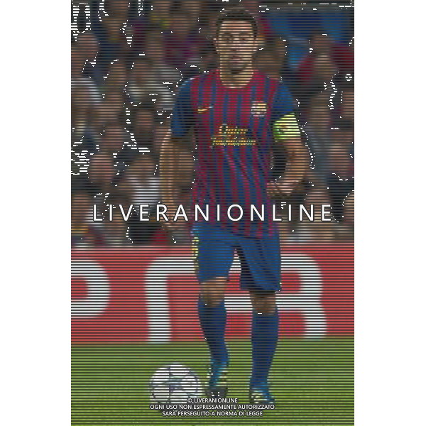 19/10/2011 BARCELLONA CHAMPIONS LEAGUE BARCELLONA VIKTORIA PLZEN NELLA FOTO Xavi Hernandez PH.AG ALDO LIVERANI SAS