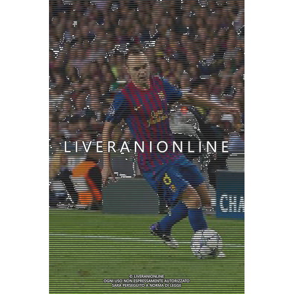 19/10/2011 BARCELLONA CHAMPIONS LEAGUE BARCELLONA VIKTORIA PLZEN NELLA FOTO Andres Iniesta PH.AG ALDO LIVERANI SAS