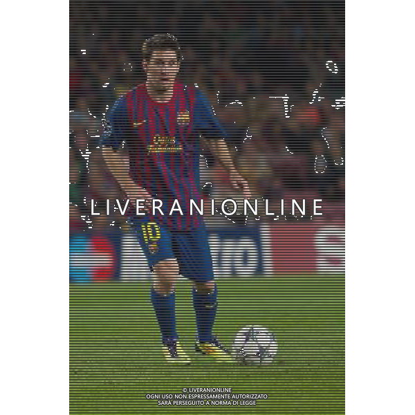 19/10/2011 BARCELLONA CHAMPIONS LEAGUE BARCELLONA VIKTORIA PLZEN NELLA FOTO Lionel Messi PH.AG ALDO LIVERANI SAS
